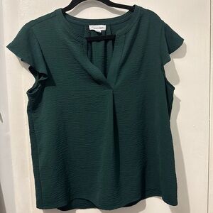 Calvin Klein Dark Green Blouse